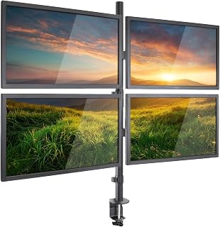 ergoflex EF54 Steel Design 2-8 Kg Quad Ekran Asansörlü 13-27inch Monitör Standı, Siyah