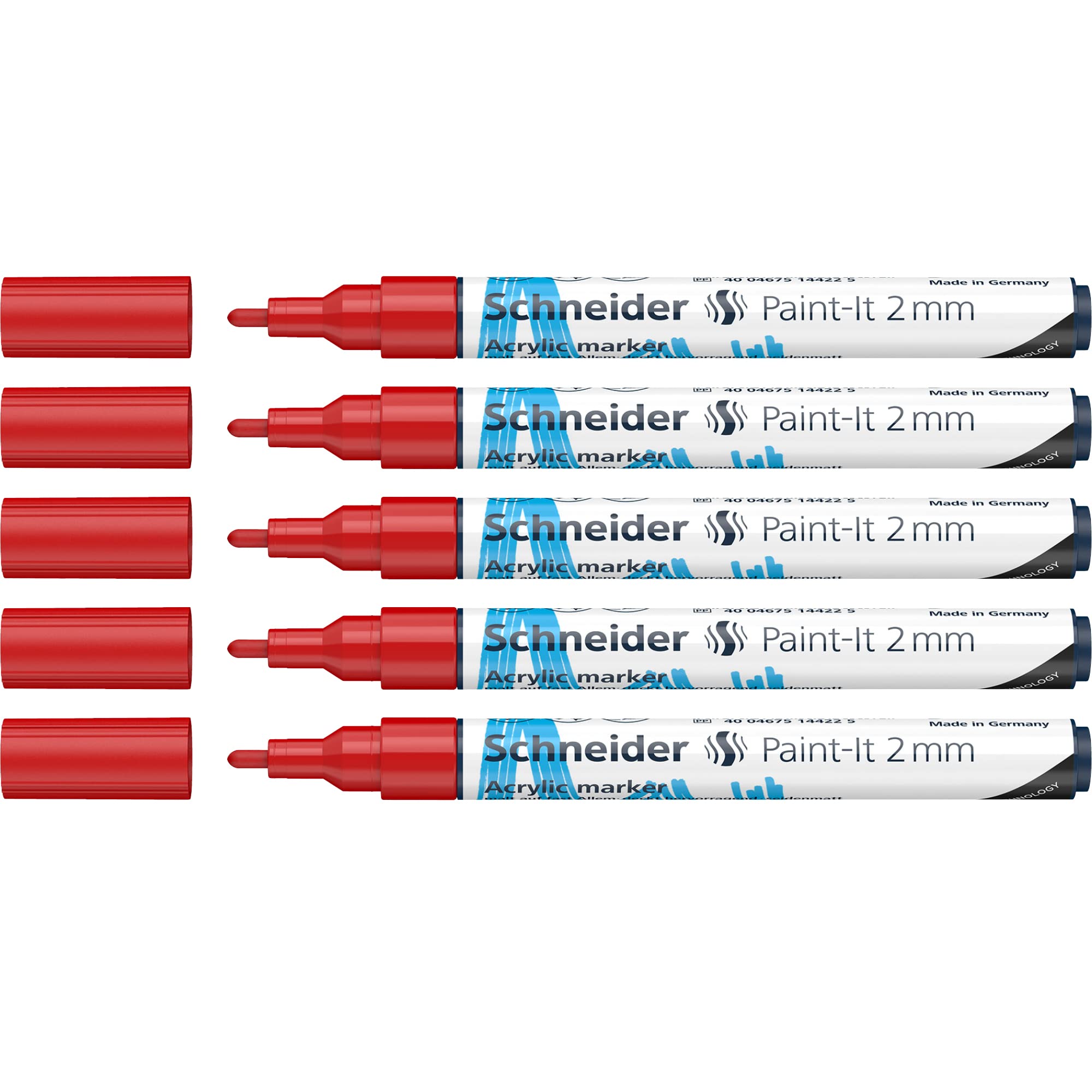Marcadores Schneider Paint-It 310 Primarios De 2 Mm Blister Con 6