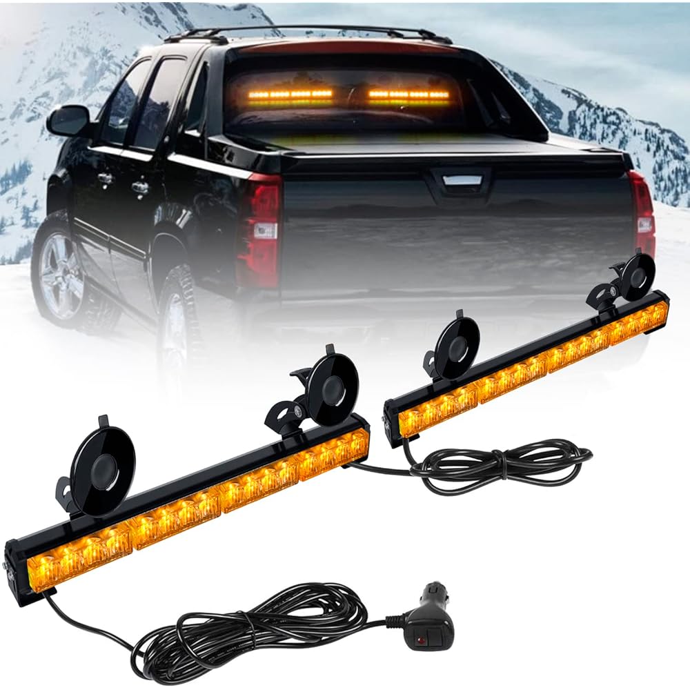 35 Inch 32 Leds Traffic Advisor Strobe Blue White Light Bar - View #12