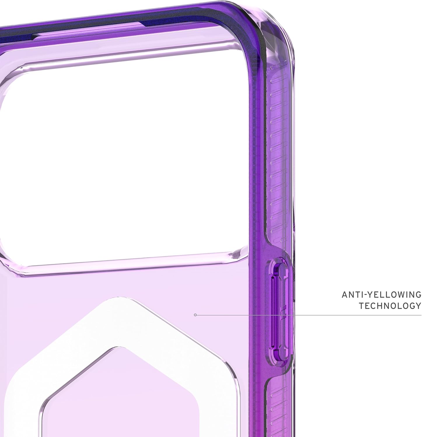 URBAN ARMOR GEAR UAG Designed for iPhone 17 Pro Max Case Plyo - Compatible with MagSafe Translucent Military Grade Protective Cover, Purple/Pink Ombre