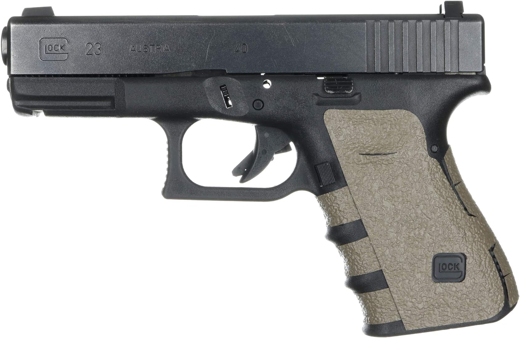 Talon Grips - Adhesive Grip for Glock 19, 19 MOS, 23, 25, 32, 38, 44, 49- Made in the USA - Easy Installation, Ultra-Thin, Superior Traction, Performs in All Conditions