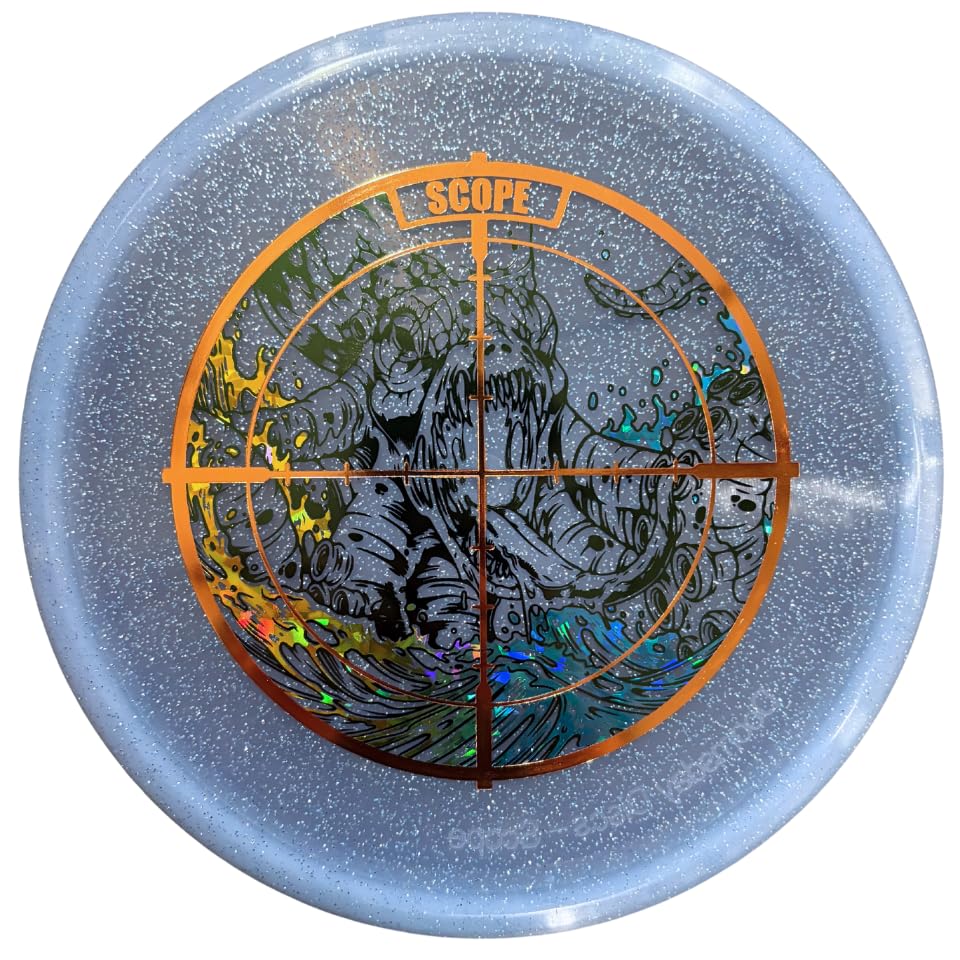 DOOMSDAY DISCS Scope Midrange Approach Disc | Sparkling Durable Plastic | Short Range Accuracy (Blue)