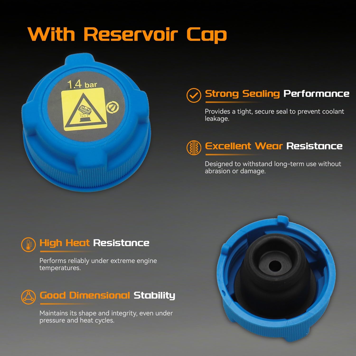 Engine Coolant Overflow Recovery Reservoir Tank for Ram ProMaster 1500 2500 3500 2014 2015 2016 2017 2018 2019 2020 2021