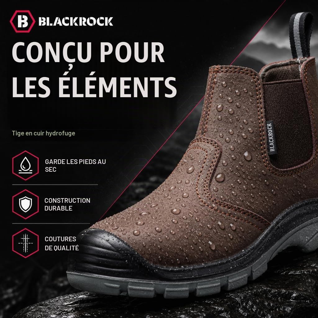 Blackrock Bottes de sécurité en composite Dealer, avec embout composite