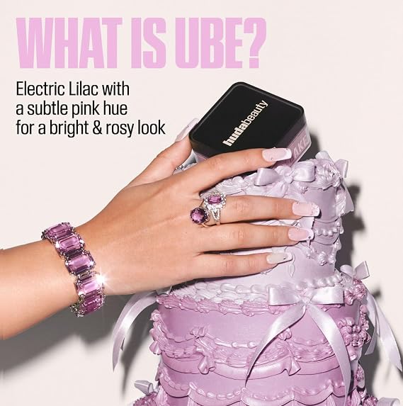 Huda Beauty Ube Birthday Cake Loose Baking Powder Easy Bake Limited Edition Electric Purple 20g