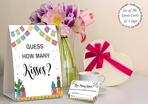 Miniatura 4 de Juego de despedida de soltera con texto en inglés How Many Kisses, decoraciones de despedida de soltera, juegos populares de despedida de soltera,