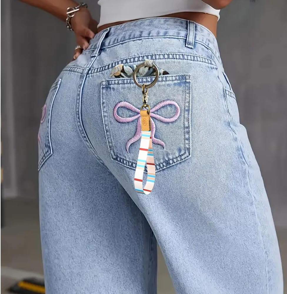 Cute Wrist Lanyard for Keys, Keychain, Wallet, Id Holder, Cell Phone, Wristlet Lanyard Key Chain Holder - Image 6