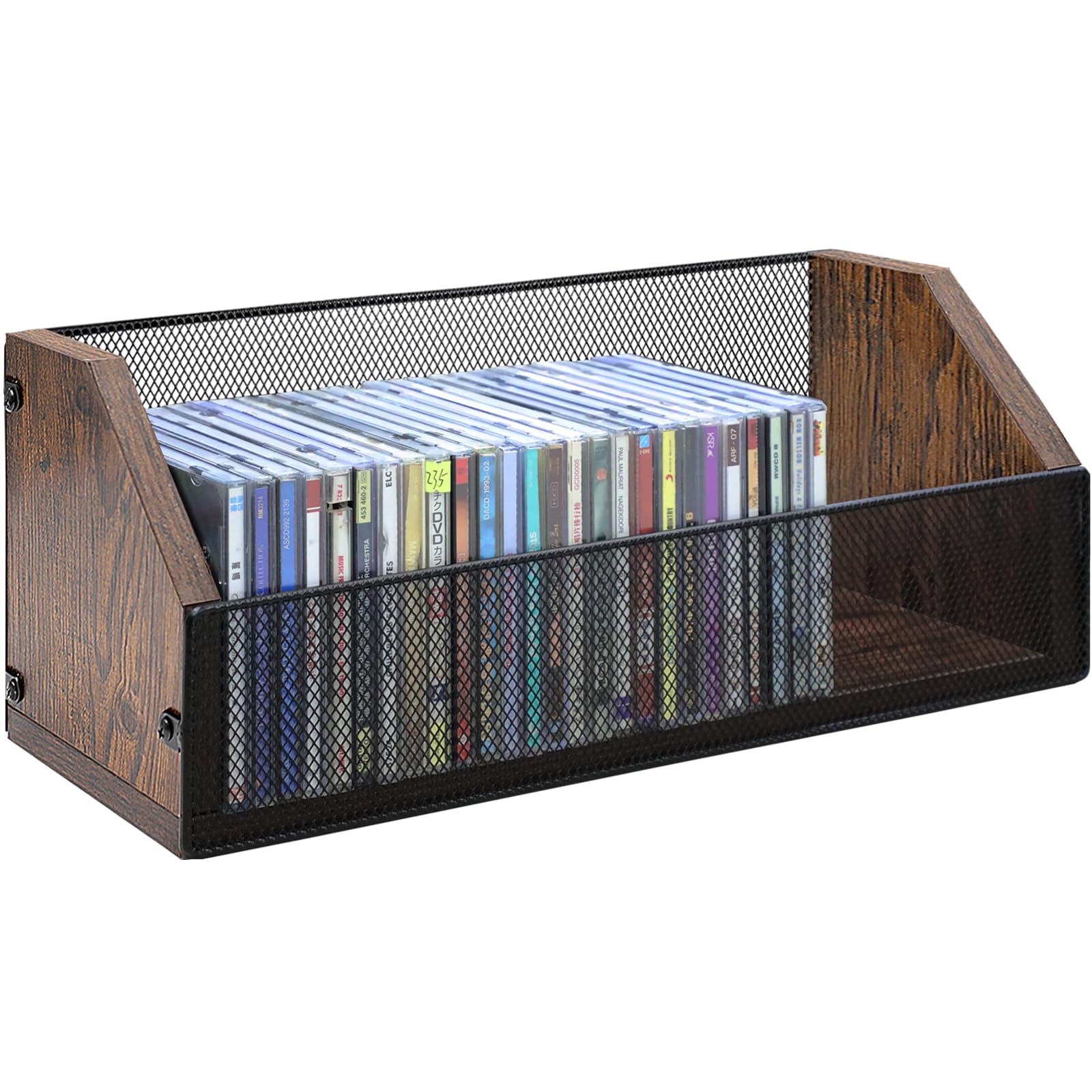 Amazon.com: Salajory CD Storage Rack - CD Storage Case Holds 38