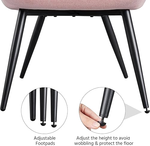 Miniatura 18 de Yaheetech Silla de comedor, 2 piezas, reposabrazos de tela, sillas de restaurante, sillas de recepción de hotel, silla de ocio, sofá, silla lateral,