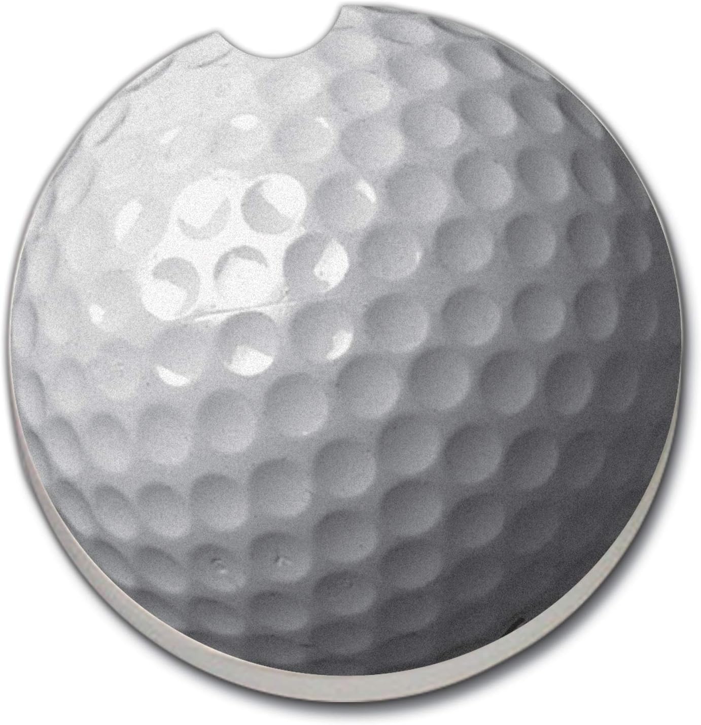 Golf Ball Auto Coaster, Single Coaster for Your Car