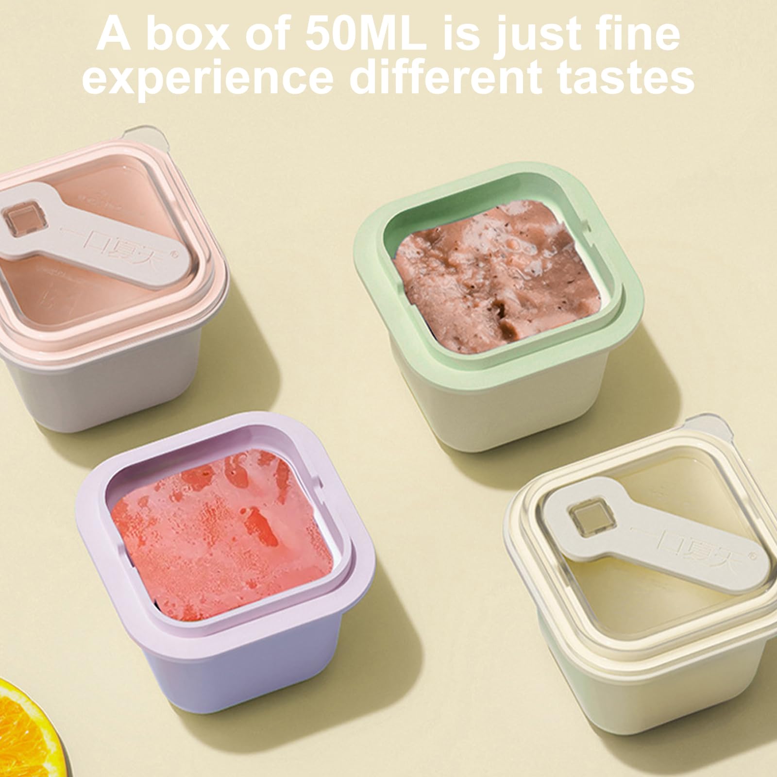 8 moldes ChillingTreat for refrescarse, fáciles de usar y limpiar, for paletas hielo