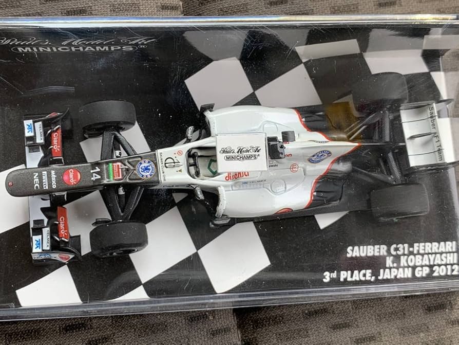 ミニチャンプス 1/43 ザウバー C31 ペレス 2012 カナダGP 3位 Sergio Checo Perez Car F1 Sauber 2012 1:43 Minichamps 2do