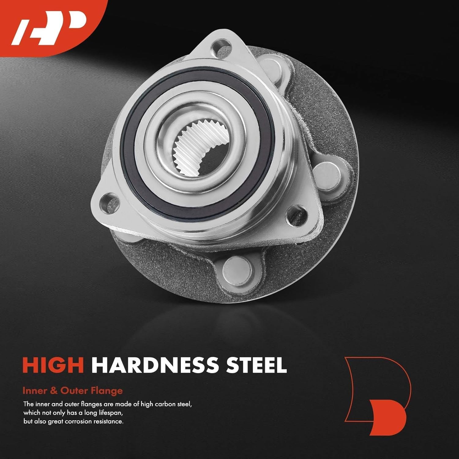 A-Premium 2 x Wheel Bearing and Hub Assembly with 5-Lug Compatible with Chevy Cruze 2014-2015, Volt 2011-2015, Orlando 2012-2014, Buick Verano 2012-2017, Cascada 2016-2017