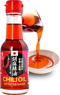 YAMASAN KYOTO UJI Chili Oil Traditionally Squeezed in Japan, No Additives, 160 Years History, Artisanal Sesame Layu 3.5OZ(100G), Made in Japan,Sold by Japanese company