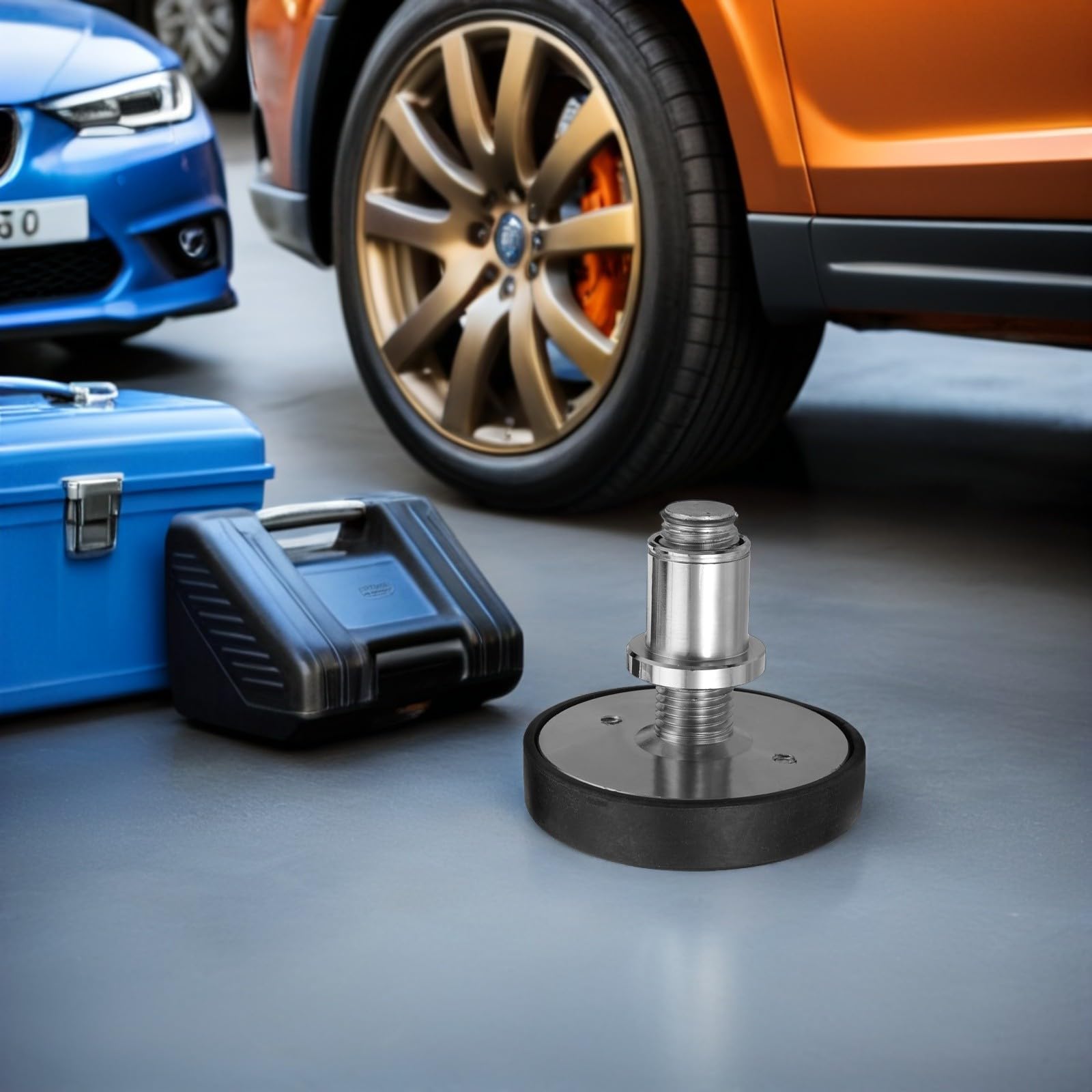 Zerodeko Coussinet de Levage en Caoutchouc pour Voiture Rehaussement de 35 Mm, Résistant à l'usure, Adapté à L'entretien Fréquent et Usage Intensif Automobile