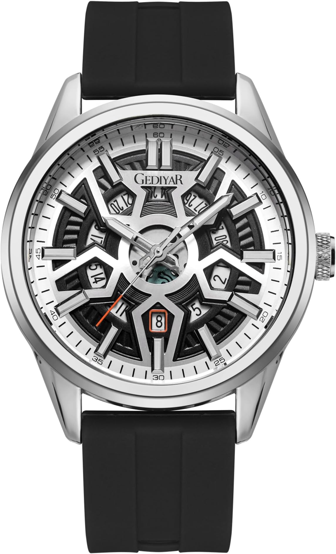 GEDIYARGEDIYAR Men Quartz Analog Watch Luxury Military Business Fashion Casual Calendar Male Man Waterproof Wrist Watches for Men