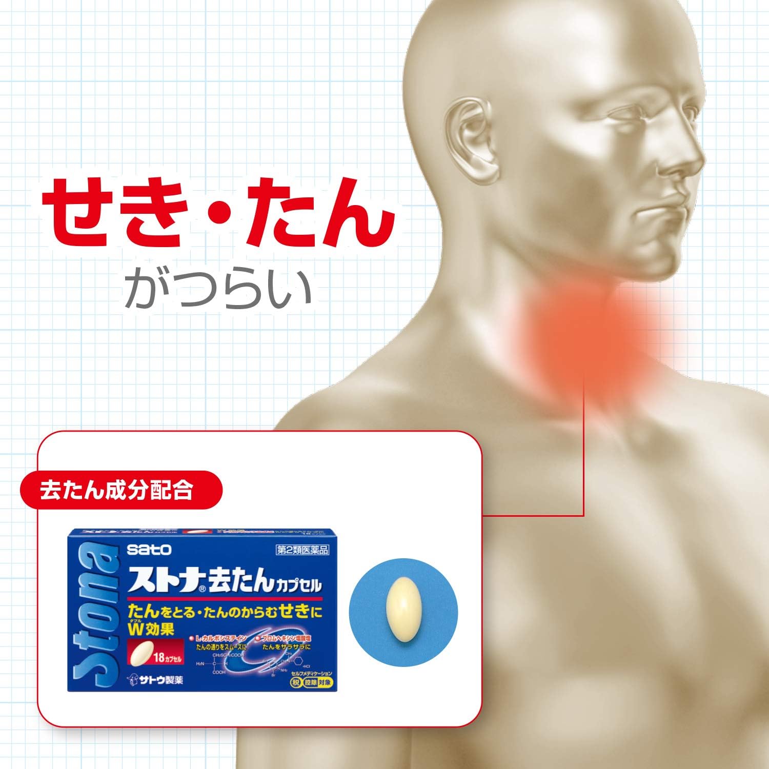 Amazon 第2類医薬品 ストナ去たんカプセル 36カプセル セルフメディケーション税制対象商品 ストナ ドラッグストア