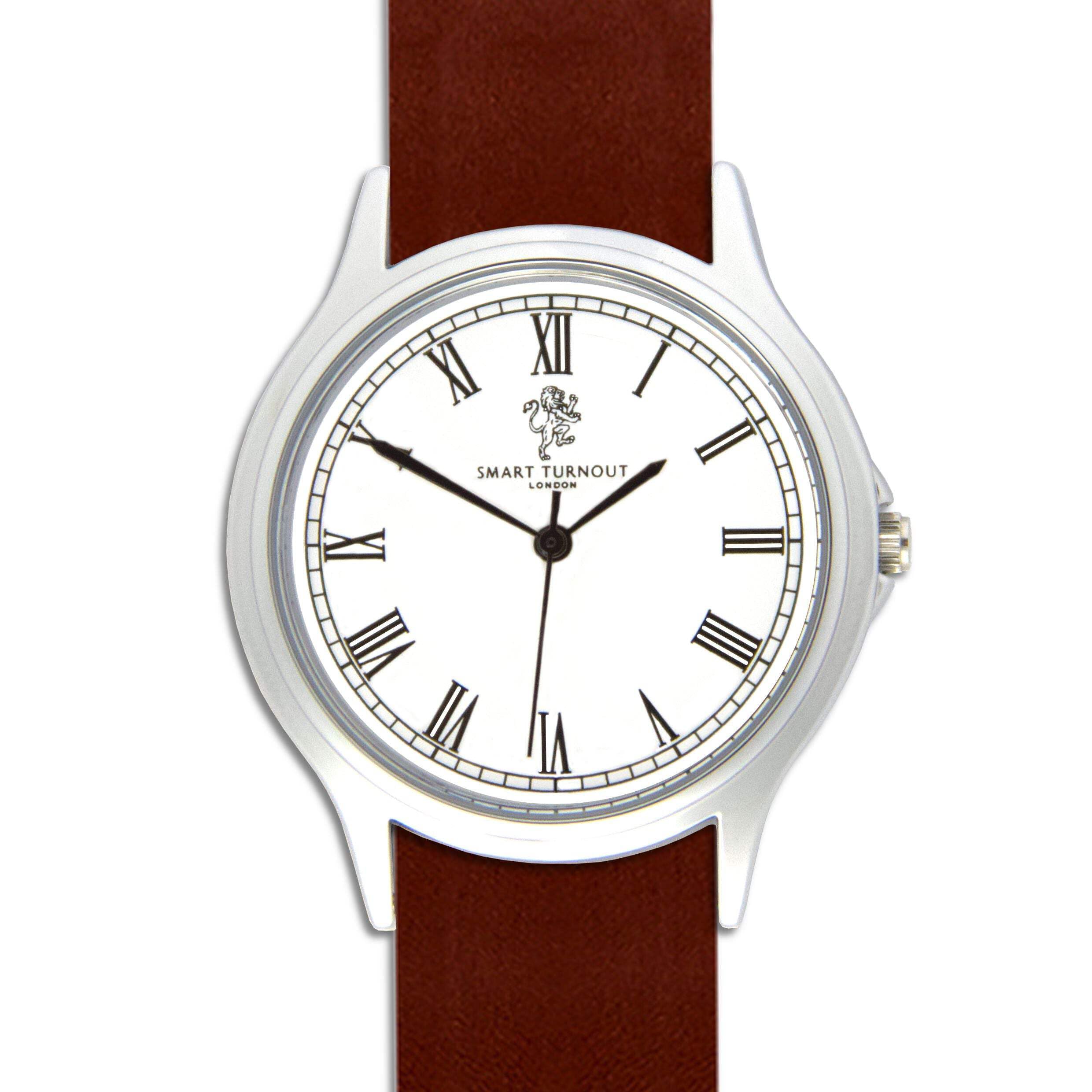 Smart Turnout Equerry Watch, correa de reloj NATO de piel de roble