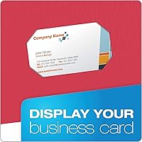 Vista 5 de Oxford Carpetas de bolsillo de tres pliegues, tamaño carta, rojo, tarjetero interior, 20 por caja (59811)