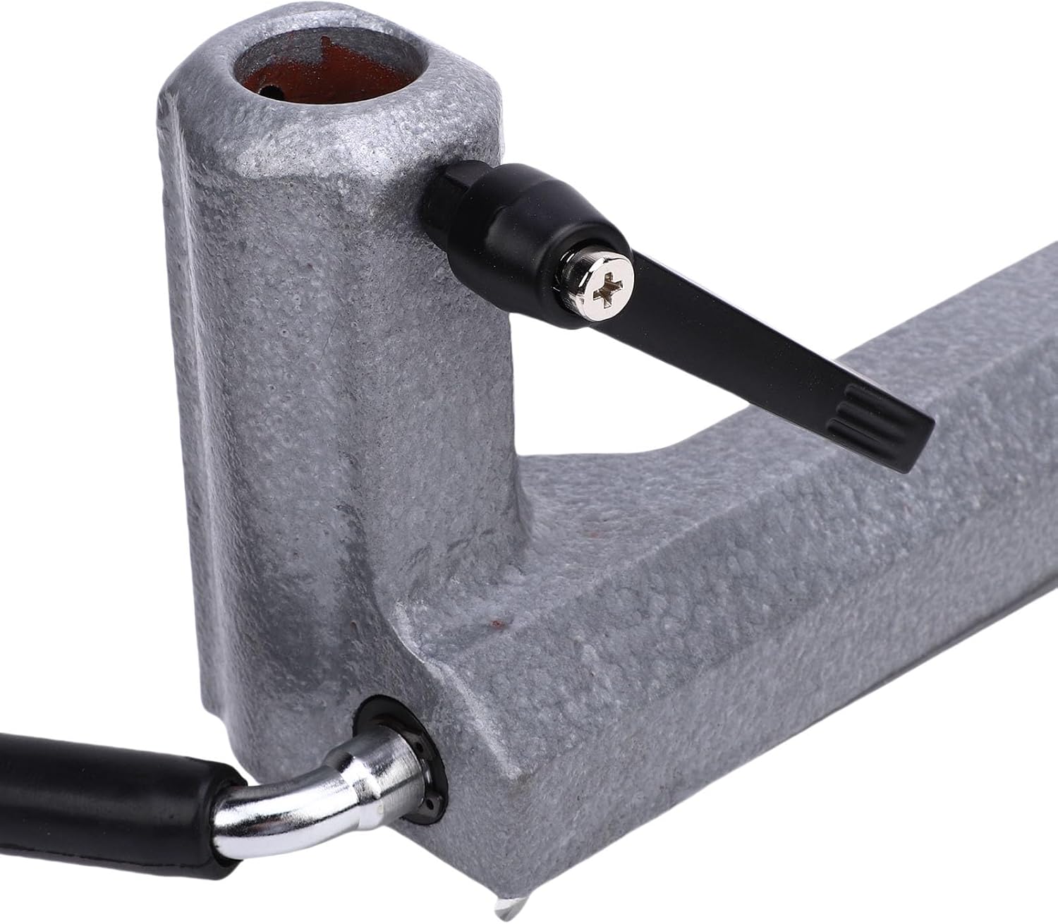 Wood Lathe Tool Rest Holder Base 14in, Steel Lathe Tool Rest Base 1in Hole Diameter, Woodworking Turning Mini Lathe with Fine Workmanship, for Durability