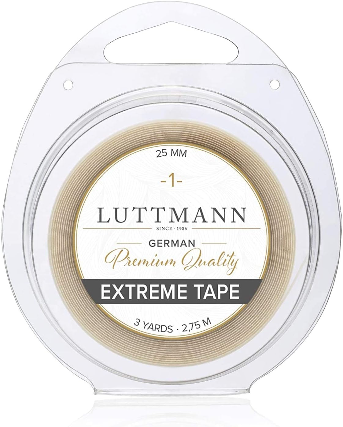 Extreme Tape 25 mm Premium Quality Extreme Hold Adhesive Tape Adhesive Roll Lace Front Transparent for Hair Systems, Hairpieces, Wigs, Toupets & Extensions