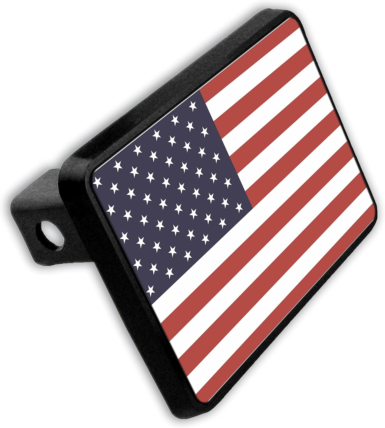 Ukraine Trailer Hitch Cover - Durable Hitch Plug for 2” Hitch Receiver, Corrosion-Resistant with Aluminum Logo Plate, Protective Hitch Accessory for Automobiles and RVs, Easy to Install, 3.4" x 4.7"