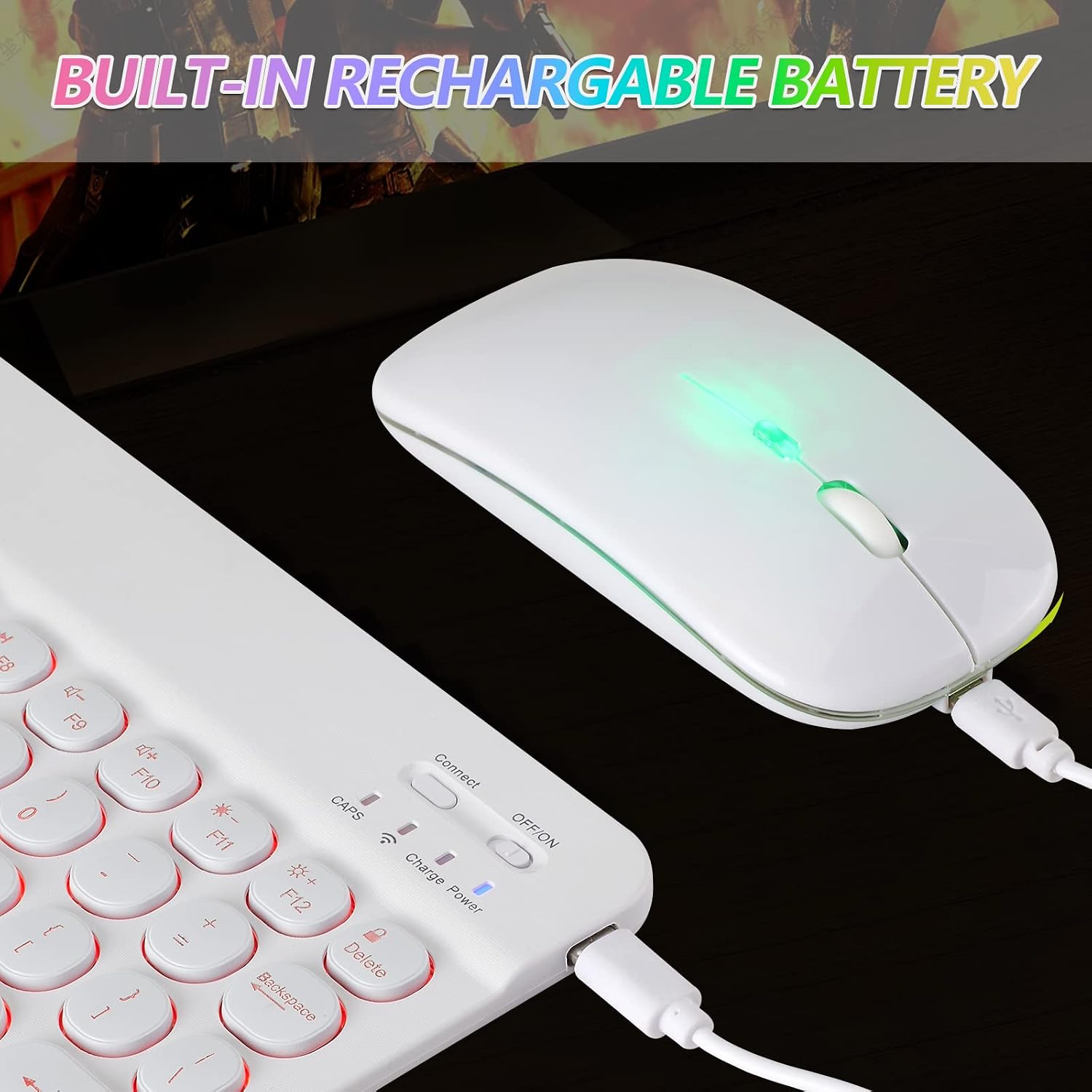 Charging the Guiheng Wireless Mouse