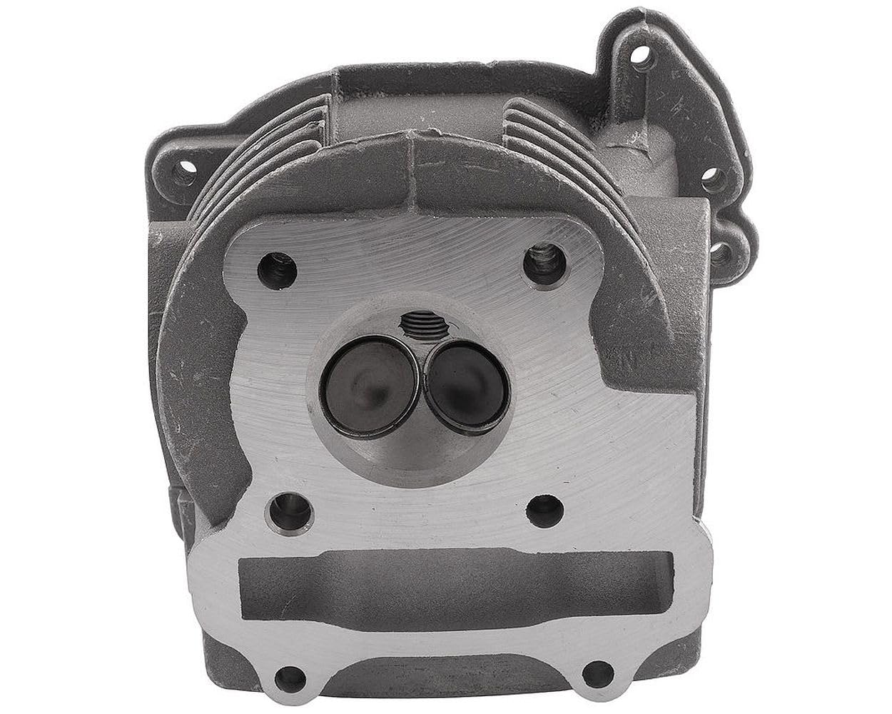 Culasse avec SLS 139QMB/QMA compatible avec Kymco Agility 50 4 temps KG10SA | Complet: soupapes longues 69,5 millimètres, ressorts et joints de tige; moteurs 139QMB/QMA 50 centimètres cubes à raccord SLS