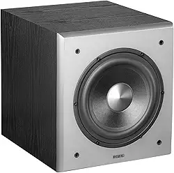 Edifier Subwoofer alimentado por T5 – Woofer ativo RMS de 70 W com driver de 20 cm e filtro passa-baixa