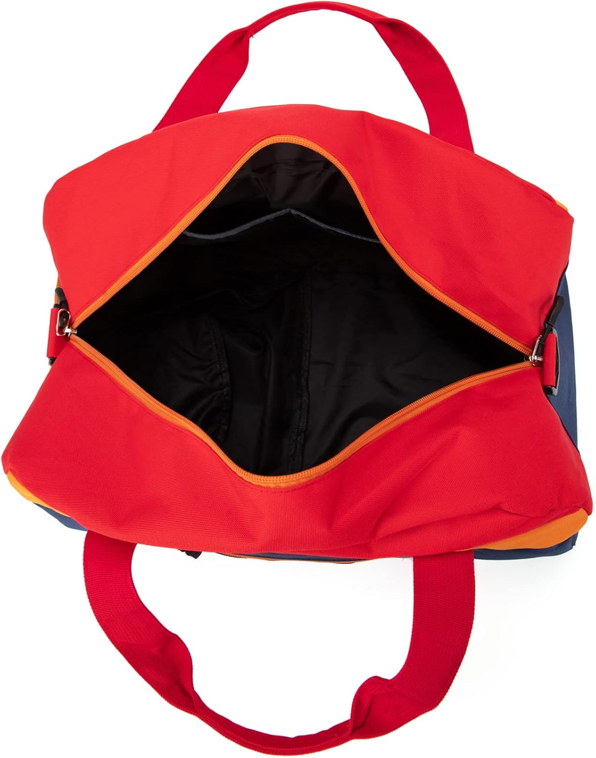 HawLander Kids Duffle Bag for Boys or Girls, Fit School Practice, or Overnight Travel (Navy Red) - Image 4