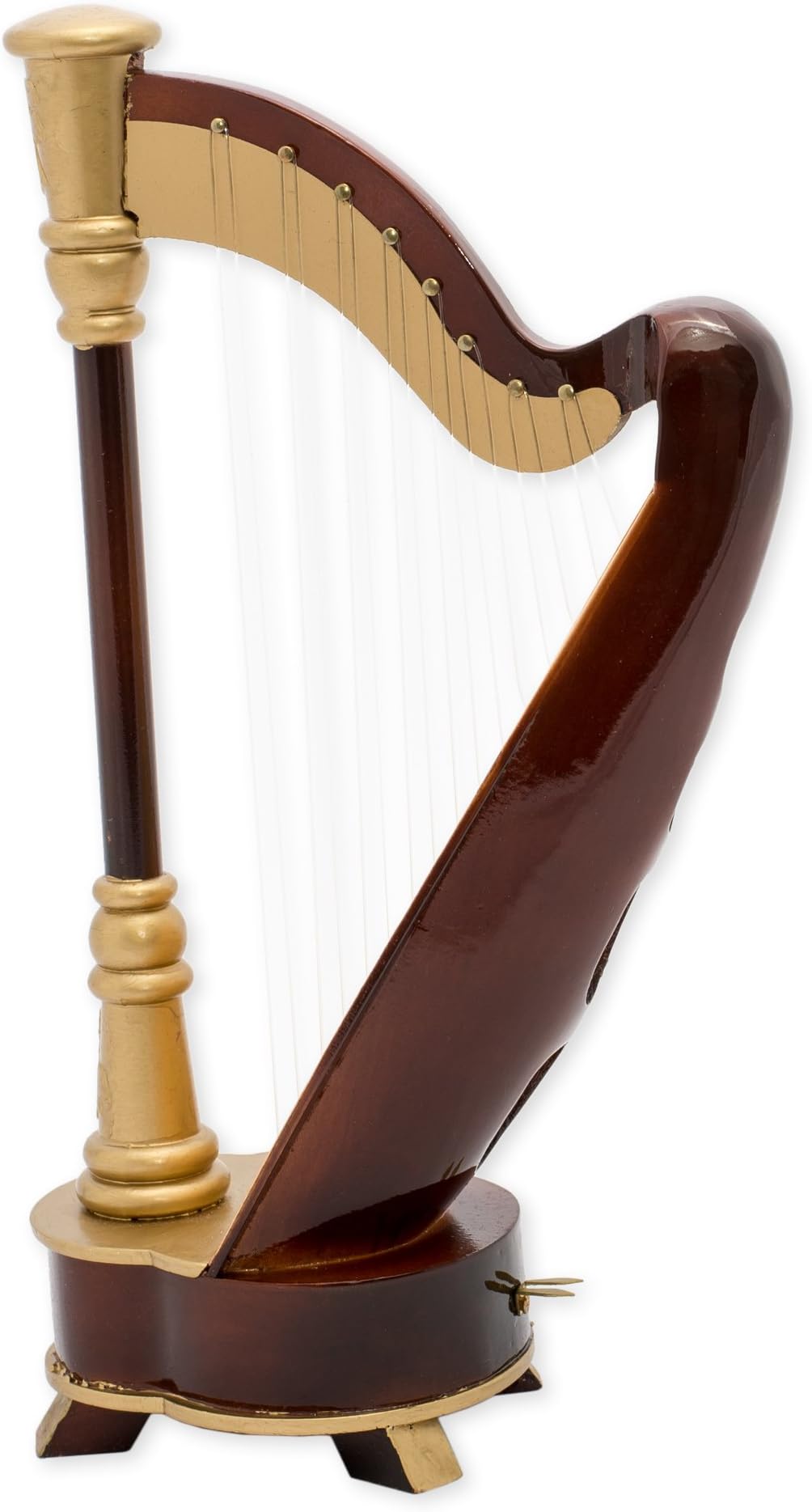 18 Note 9.5" Wooden Harp Musical Instrument Music Box Plays Music of The Night
