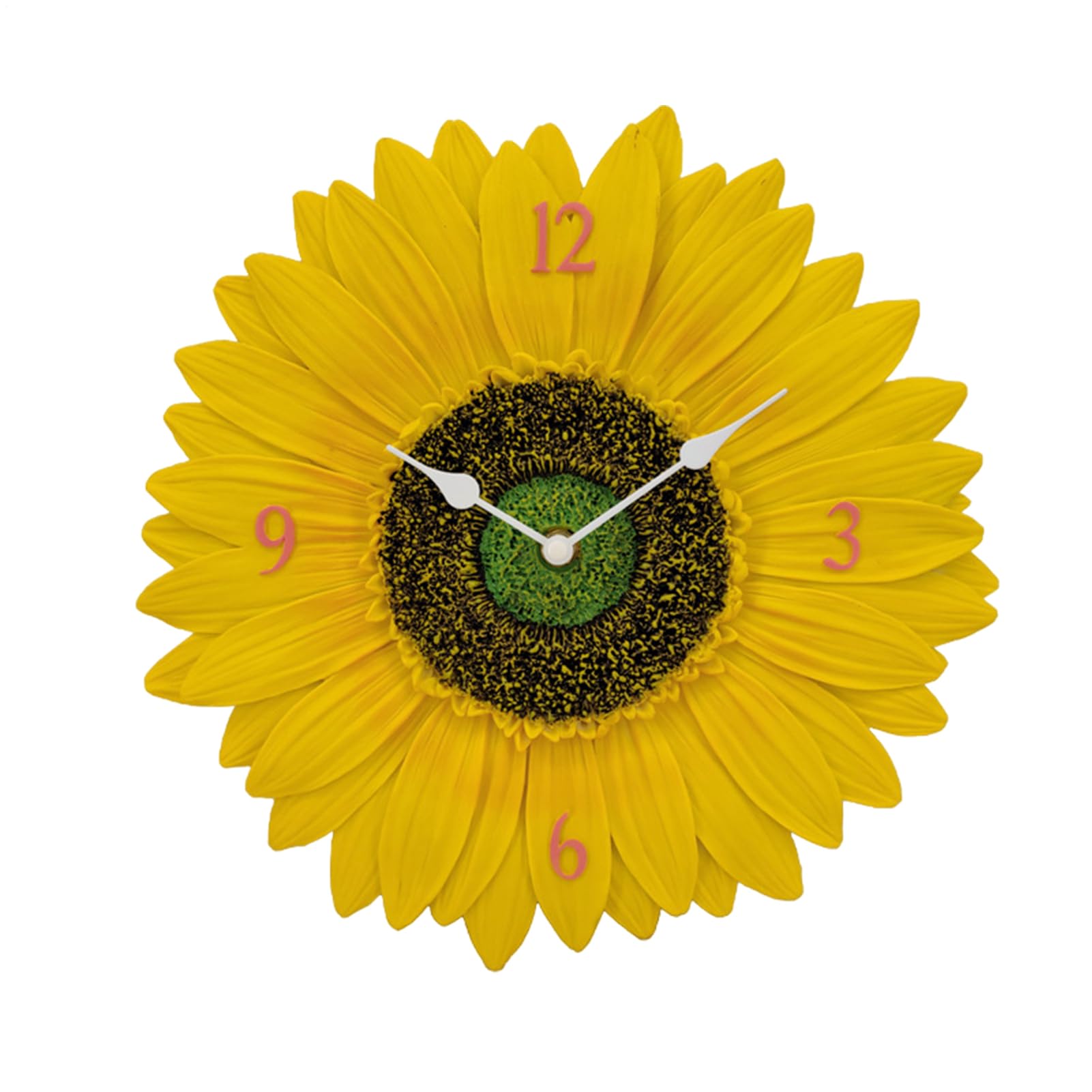 Horloge décoration florale vintage moderne ronde et étanche pour salon