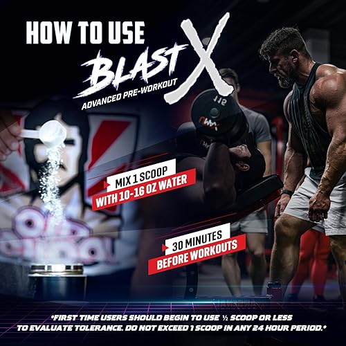 Miniatura 43 de Old School Labs | Blast X Advanced - Polvo de preentrenamiento, refuerzo de energía intensa para hombres y mujeres