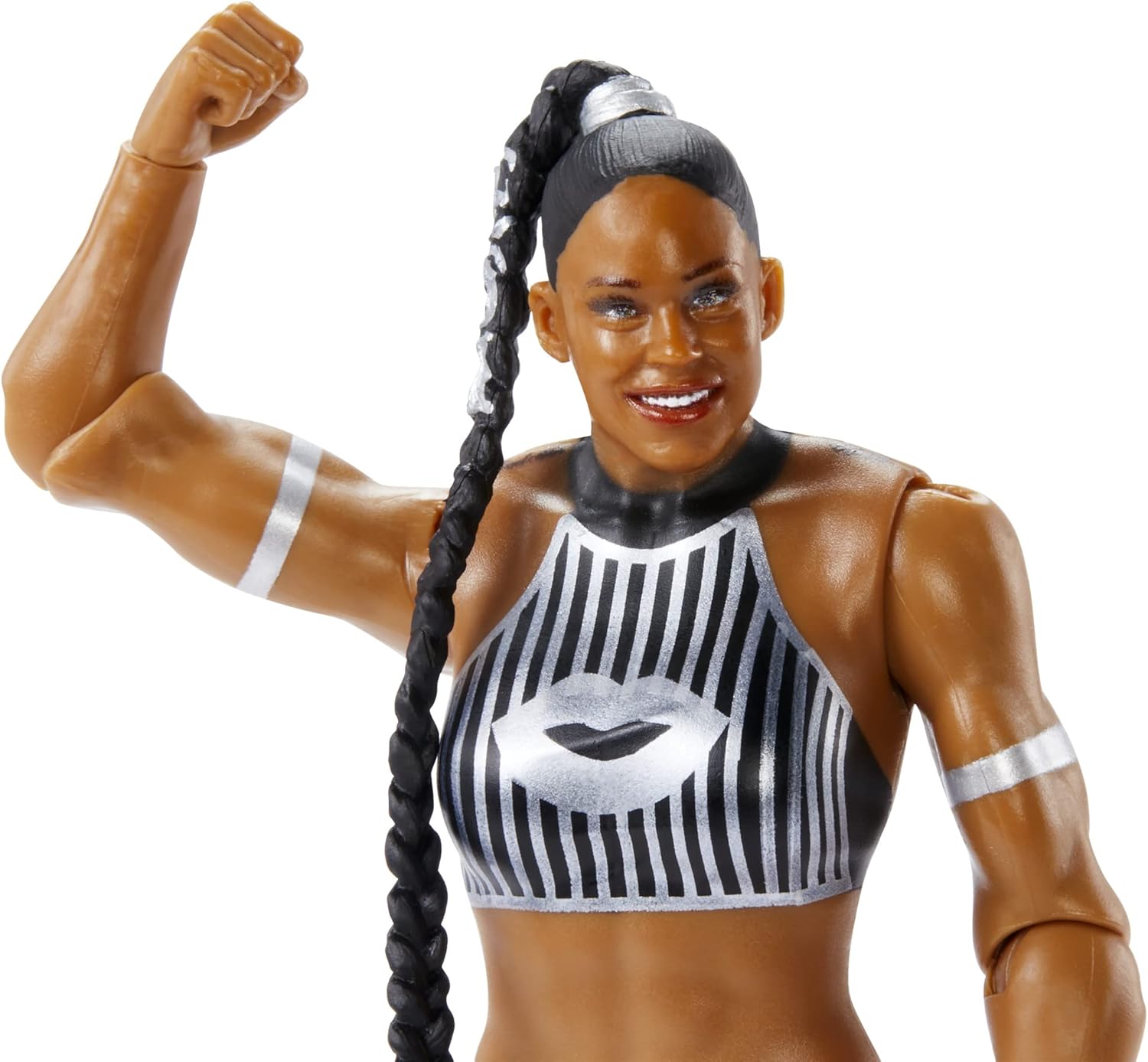 WWE Wrestlemania Action Figure, Bianca Belair, Posable 6-inch Collectible & Gift for Ages 6 Years Old & Up