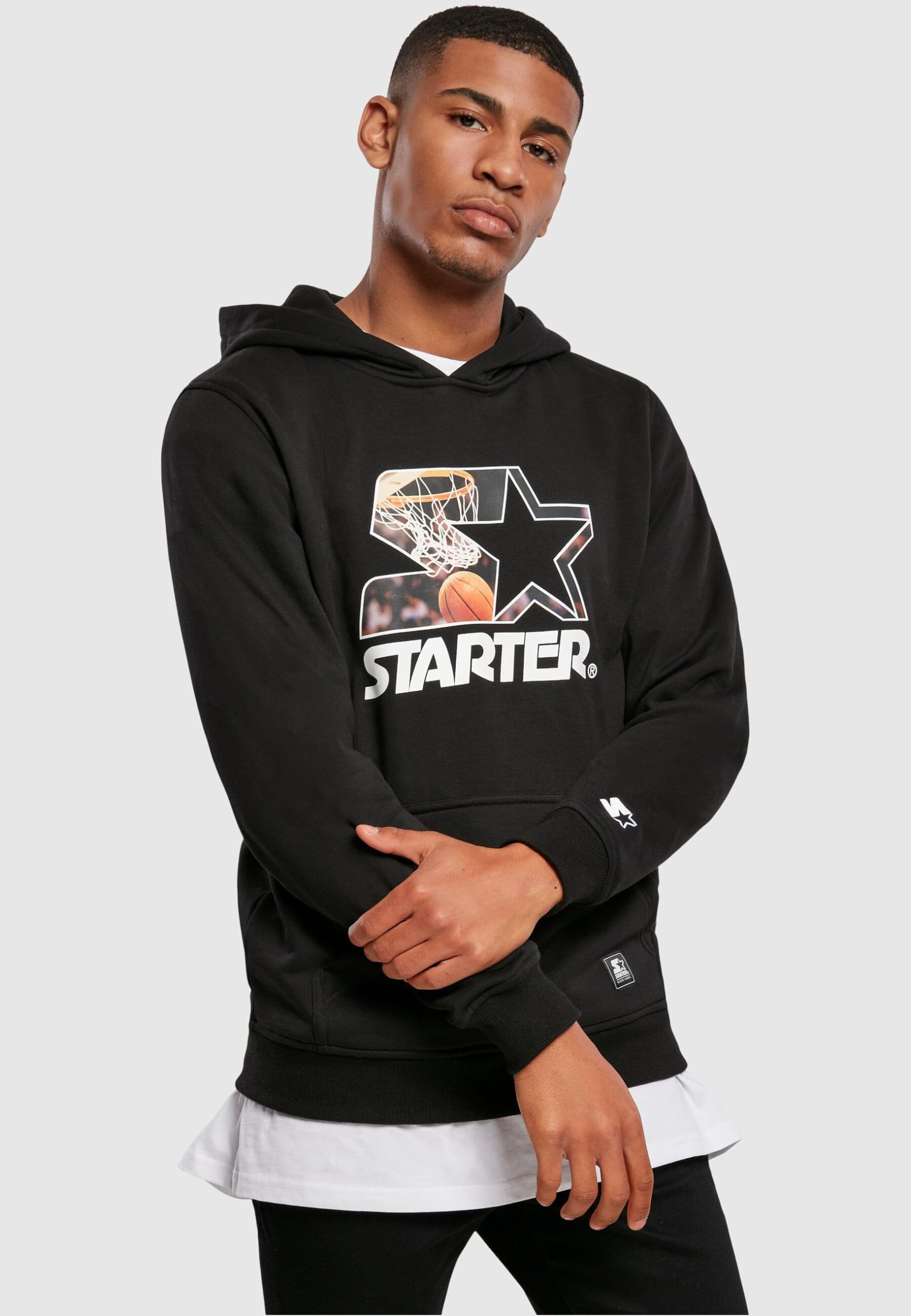 Starter Black Label Bluza z kapturem Mężczyźni Bluza Z Kapturem Starter All Net Hoody