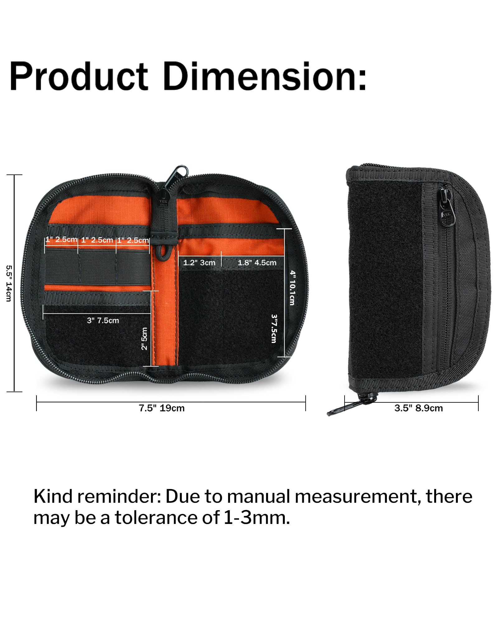 Amazon.co.jp: VIPERADE VE21 EDCポーチ 小型 9ポケット付き ポケット