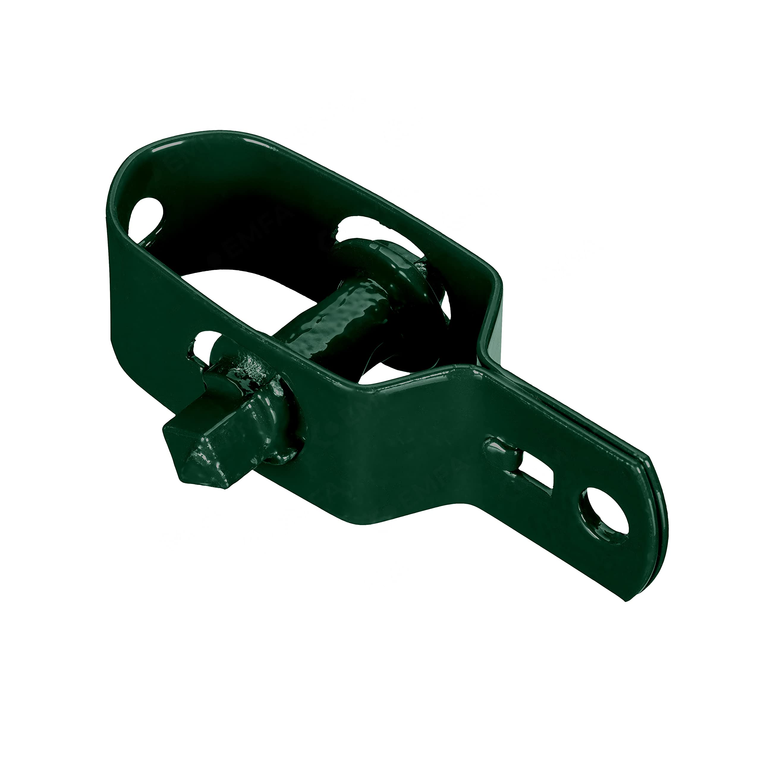 EMFA Drahtspanner Maschendrahtzaun Grün 100 Stück Länge 90mm Spanner für Maschendraht Zaundrahtspanner Zaunspanner