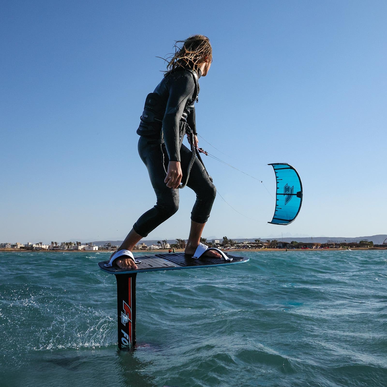 F2 Set Foilboard Ocean Carbon + Kite Foil Alu Carbon Größe wählbar
