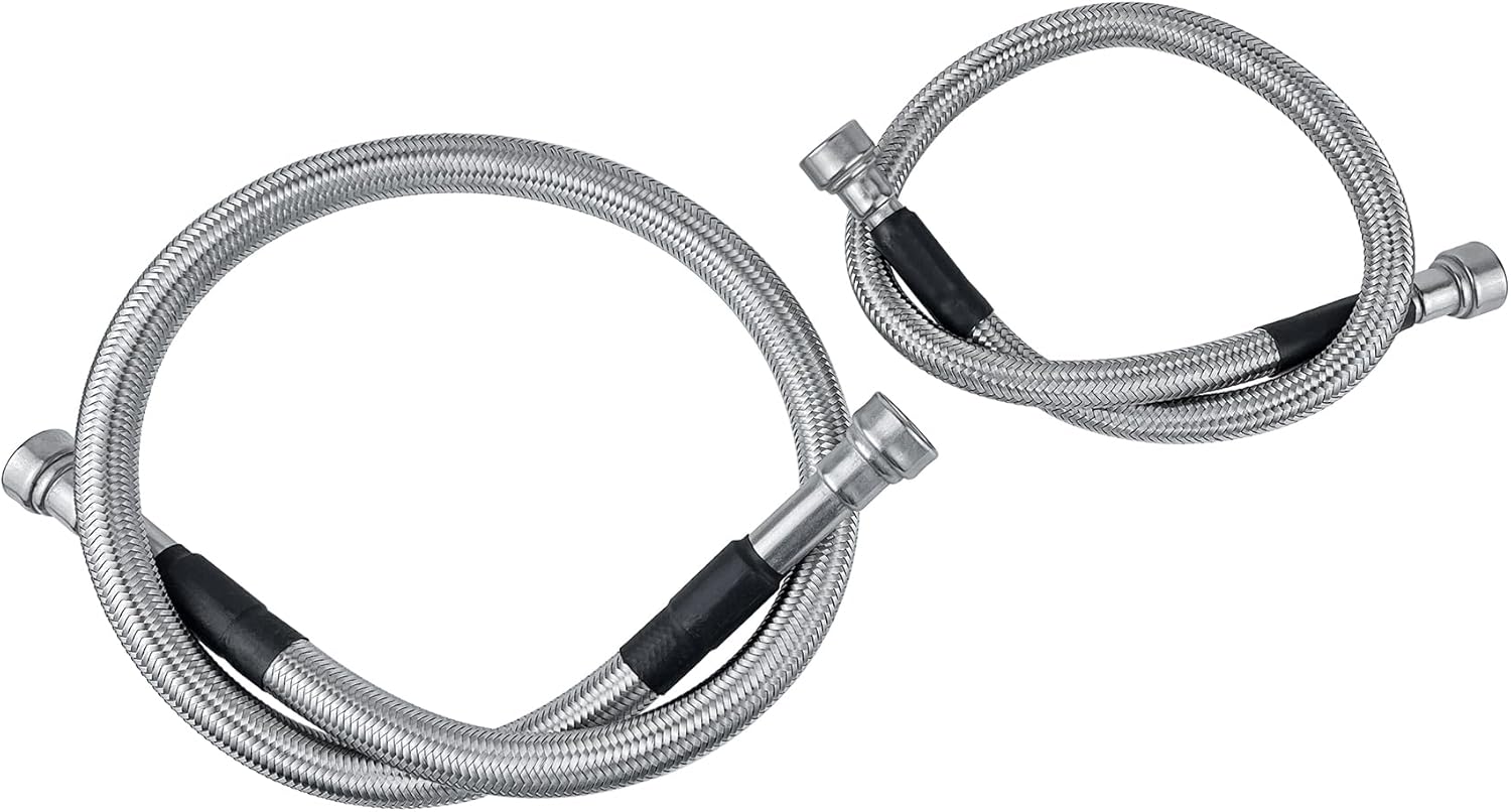 #Replace 15167372 15077513,Fuel Tank Hoses Stainless Compatible with Chevy GMC Sierra 2500HD 3500HD 6.6L Duramax 2001-2010
