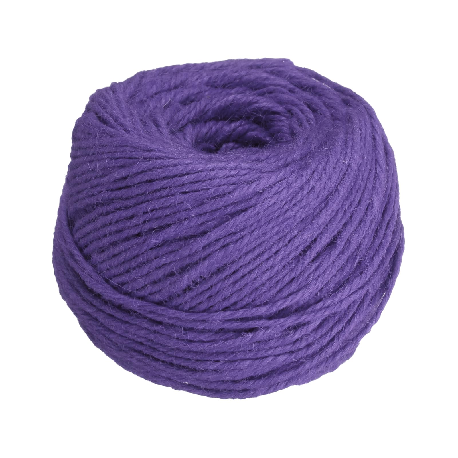 QUARKZMAN 100m Juteschnur, 3mm Dicke Kordel Gartenschnur Seil Farbige Pflanzenschnur Kordel für DIY Kunsthandwerk Geschenkverpackung Dekoration Gartenarbeit Pflanzenaufhänger, Lila