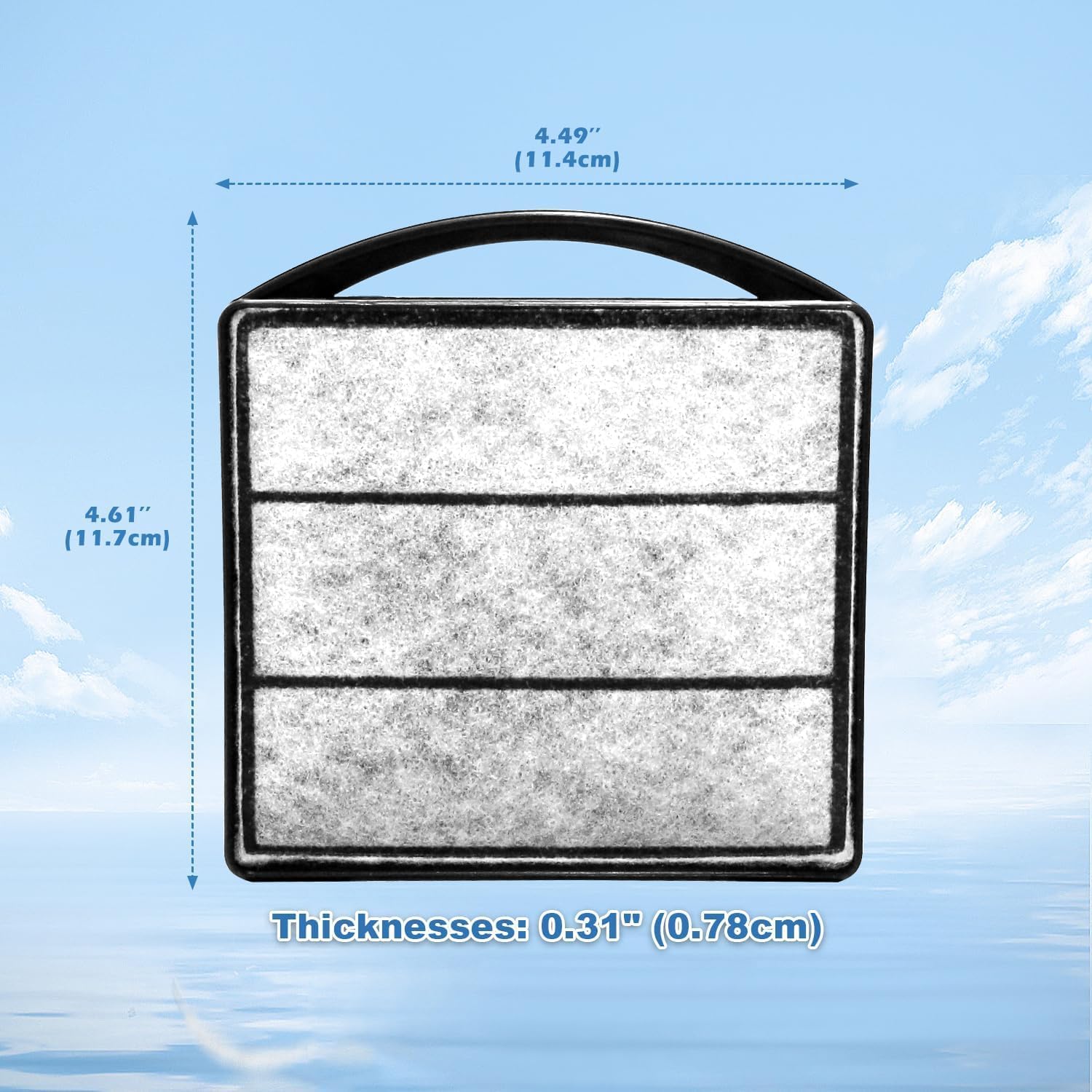 TARARIUM IX-90 Turtle Tank Filter with 5-Piece Foam