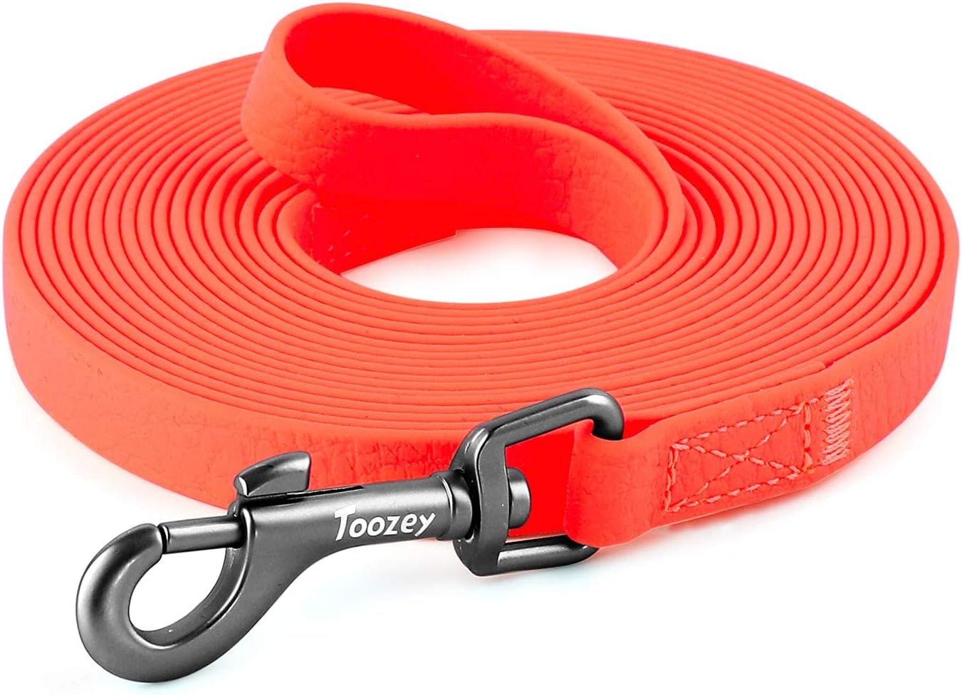 Dog Training Lead, 5m Long Waterproof Leash with Hand Loop and Mesh Bag, Durable for Small to Large Dogs, Orange