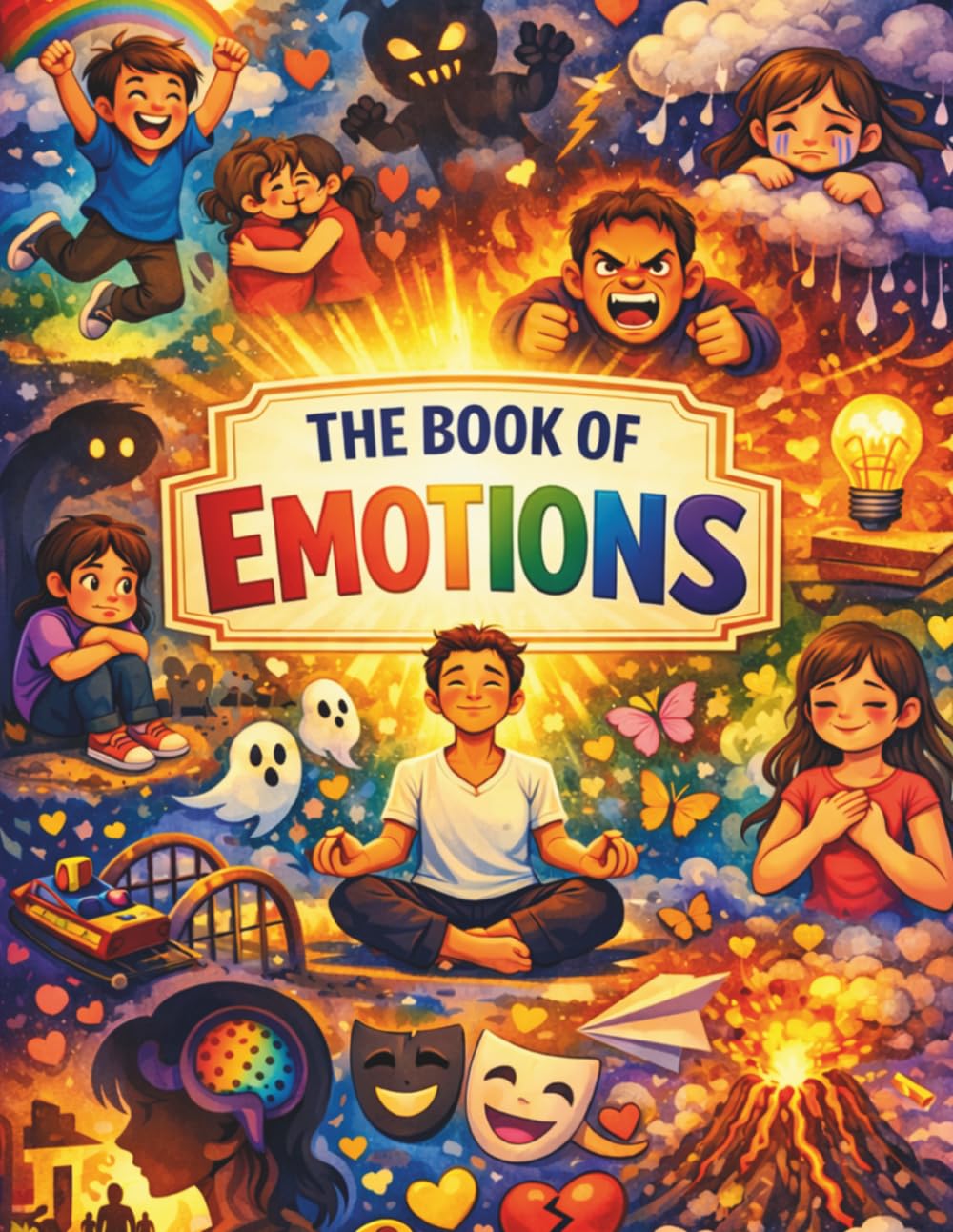The Book of Emotions: Emotional Intelligence Workbook for Kids | Activities to Help Children Understand, Express and Manage Their Feelings