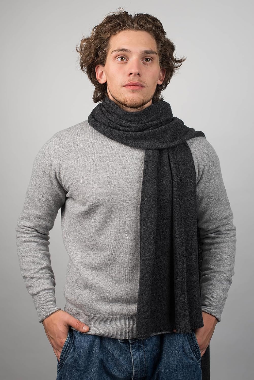 Dalle Piane Cashmere - Scarf 100% cashmere - Made in Italy - Woman/Man - Image 2