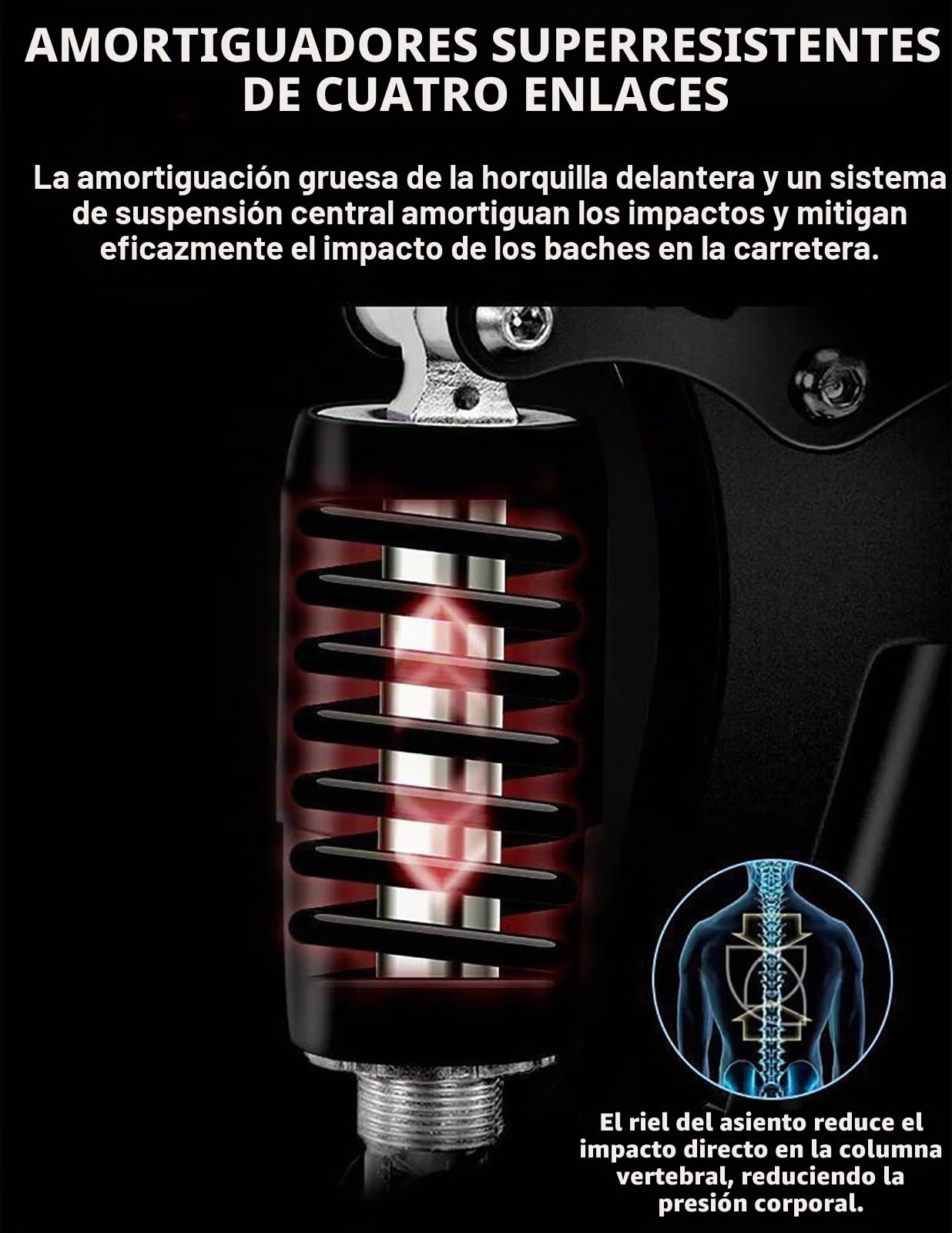 Bicicleta De Montaña Plegable De 24/26 Pulgadas con Suspensión Doble De 21 Velocidades Y Ruedas Integradas, Cuadro De Acero De Alto Carbono, para Adultos, Hombres Y Mujeres