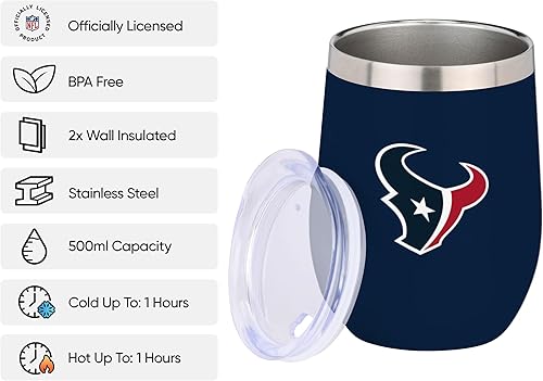 Miniatura 105 de FOCO NFL - Taza de viaje de 12 onzas con aislamiento con logotipo de equipo de la NFL para adultos