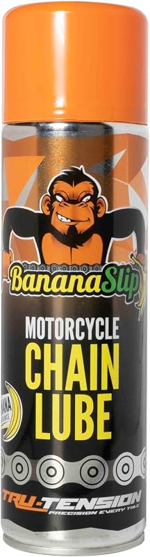 Tru-Tension | BananaSlip Motorcycle Chain Lube | Motorbike Anti-Fling Lubricant | 500ml