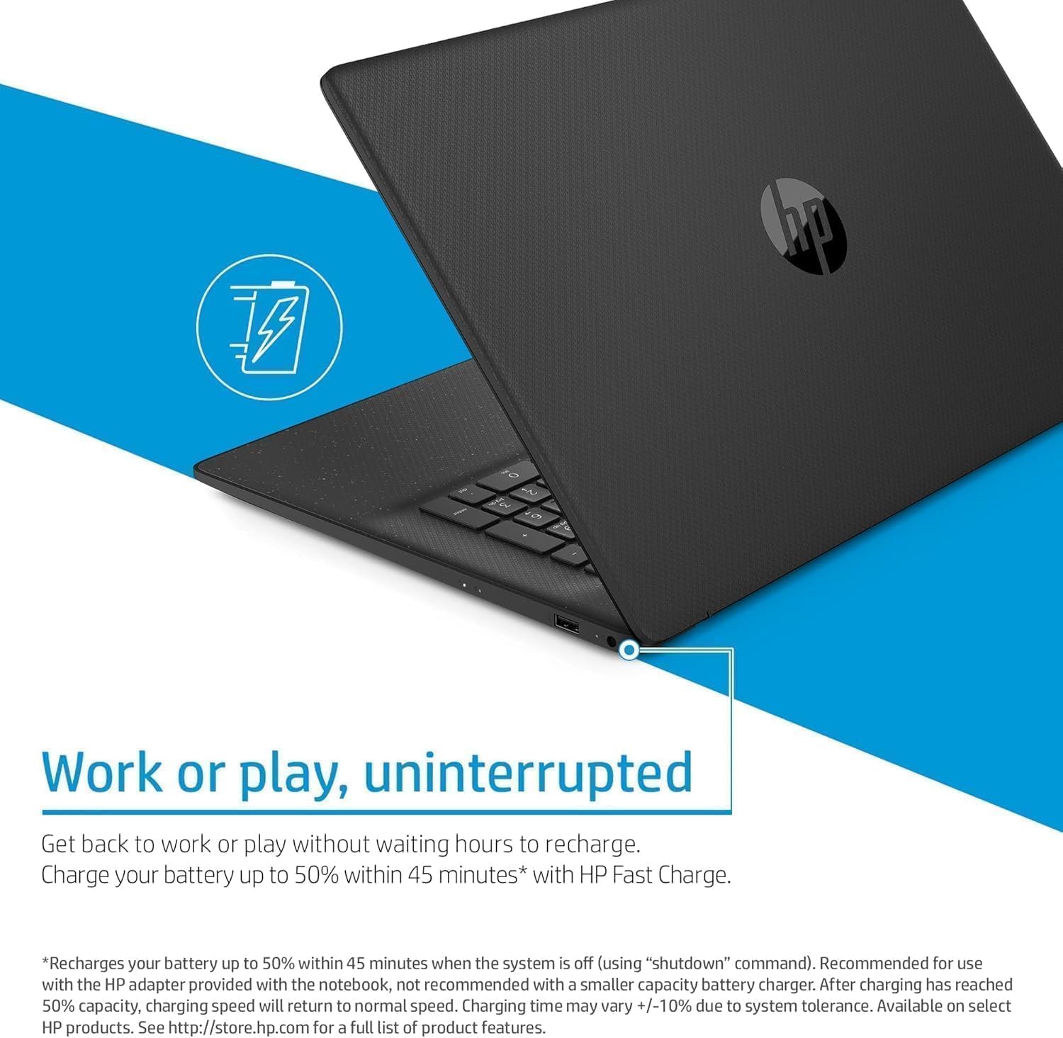 HP 17 Laptop (17.3" FHD Anti-Glare, Intel 10-Core 7 150U (> i7-1355U), 32GB RAM, 1TB SSD) for Business, Home, Students, Narrow Bezel, Numeric Keypad, Fast Charge, Webcam, Wi-Fi 6, Win 11 Pro