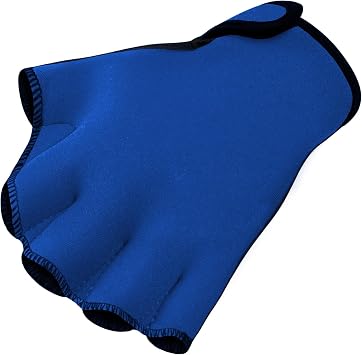 Aquatic Swimming Gloves with Swimming Webs - Increase Fitness and Training, Resistance Paddle for Men, Women and Children - Improve Swimming in the Water