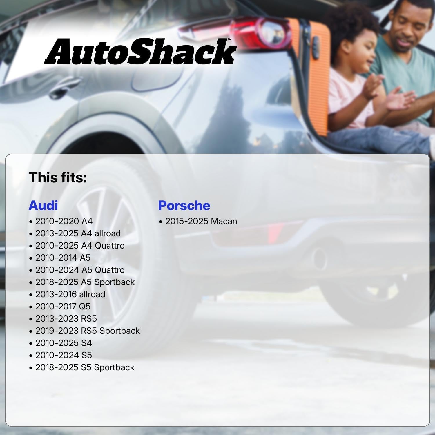 AutoShack Front Lower Rearward Control Arms and Ball Joint with Bushings Replacement for 2010-2017 Audi Q5 2010-2020 Audi A4 2015-2025 Porsche Macan 2-PC Set